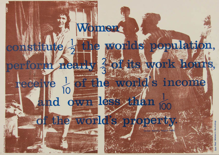 See Red poster: women’s work