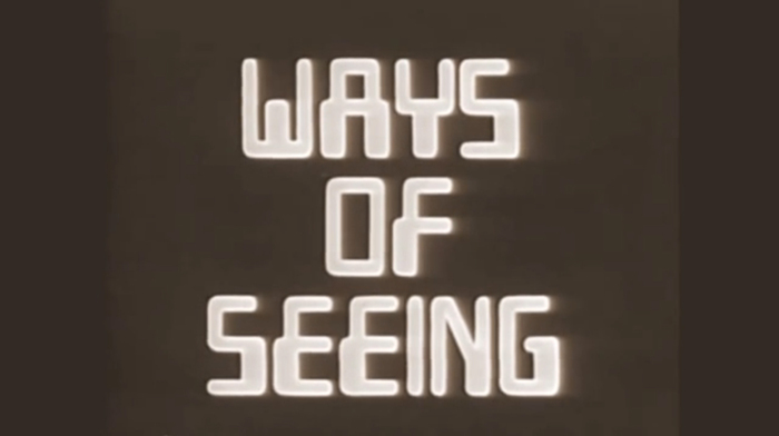 The typeface, Data 70, was apparently chosen as a nod to the titles of Ways Of Seeing. The TV graphics seem to use custom-made letterforms following the MICR aesthetics that was all the rage in the 1970s.