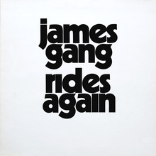 James Gang – <cite>Rides Again </cite>album art