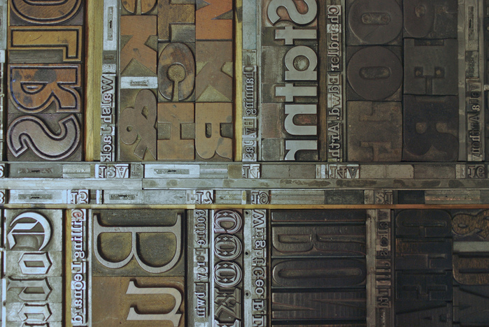 “All names are as in the Kelly’s Directory of 1958. Proprietors in Consort or Consort Condensed, shop type in a typeface suggestive of purpose or period. The ‘T’ of Tobccnst is actually a ‘C’, there were no ‘T’s which led to a last minute change of font :(” — Phil Baines