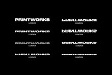 Printworks London brand identity