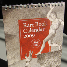 42-line 2009 Rare Book Calendar
