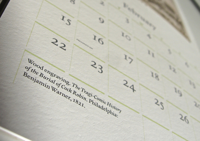 42-line 2009 Rare Book Calendar 3