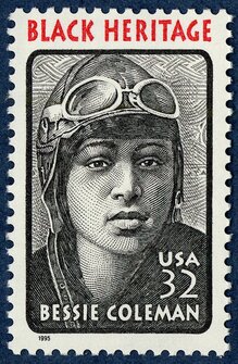 Black Heritage: Bessie Coleman stamp