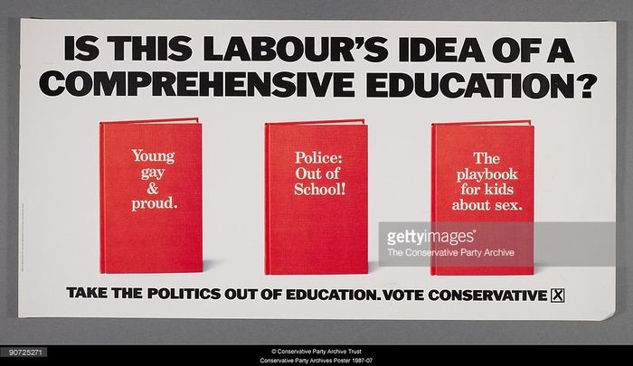 1987 poster from the Conservatives.