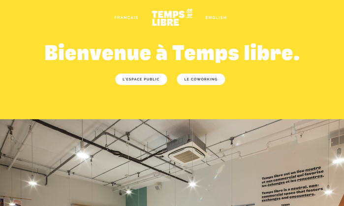 Temps Libre identity and website 4