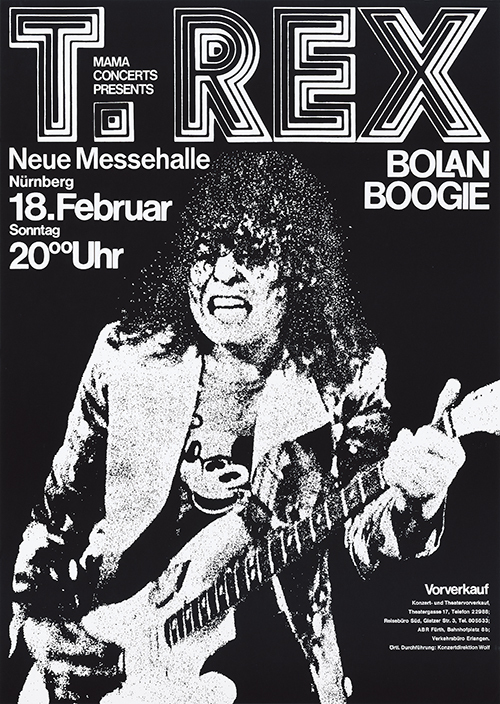 T. Rex at Neue Messehalle Nürnberg, February 18, 1973