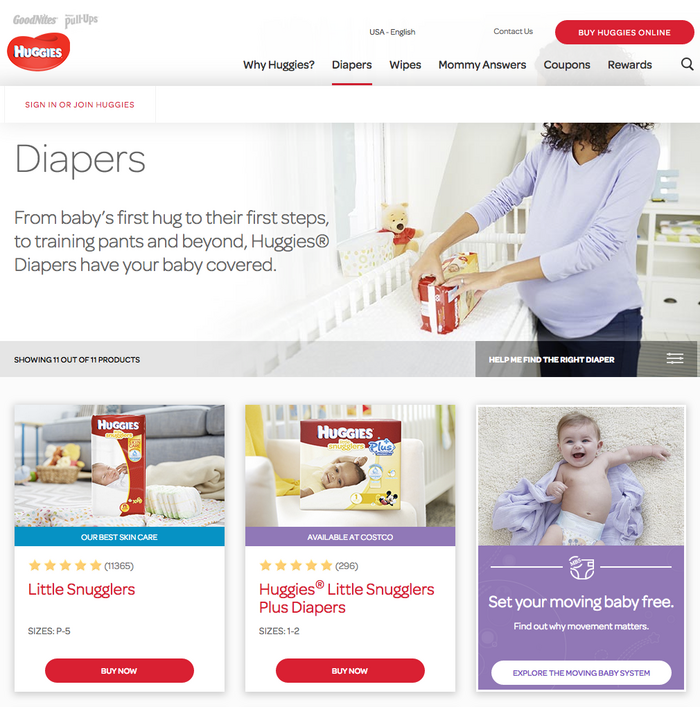 The website uses Omnes for all text, from headlines and teasers to smaller texts and navigational items.