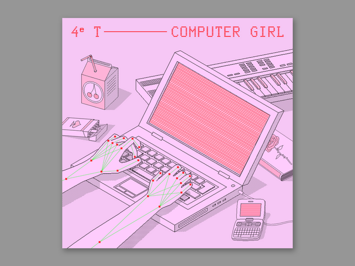 Computer Girl by 4e T 1