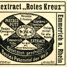 Ad for concentrated detergent “Rotes Kreuz”