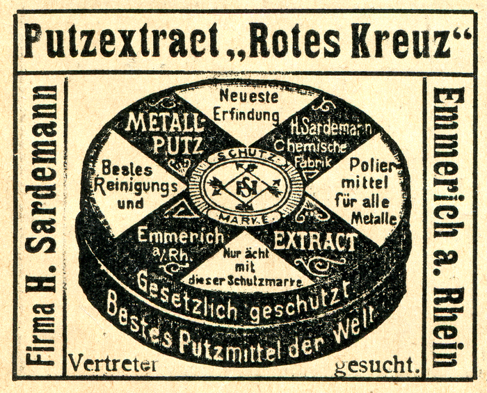 Ad for concentrated detergent “Rotes Kreuz”
