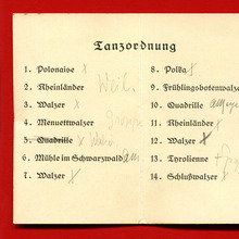 Tanzordnung, 1913