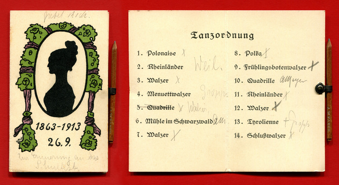 Tanzordnung, 1913