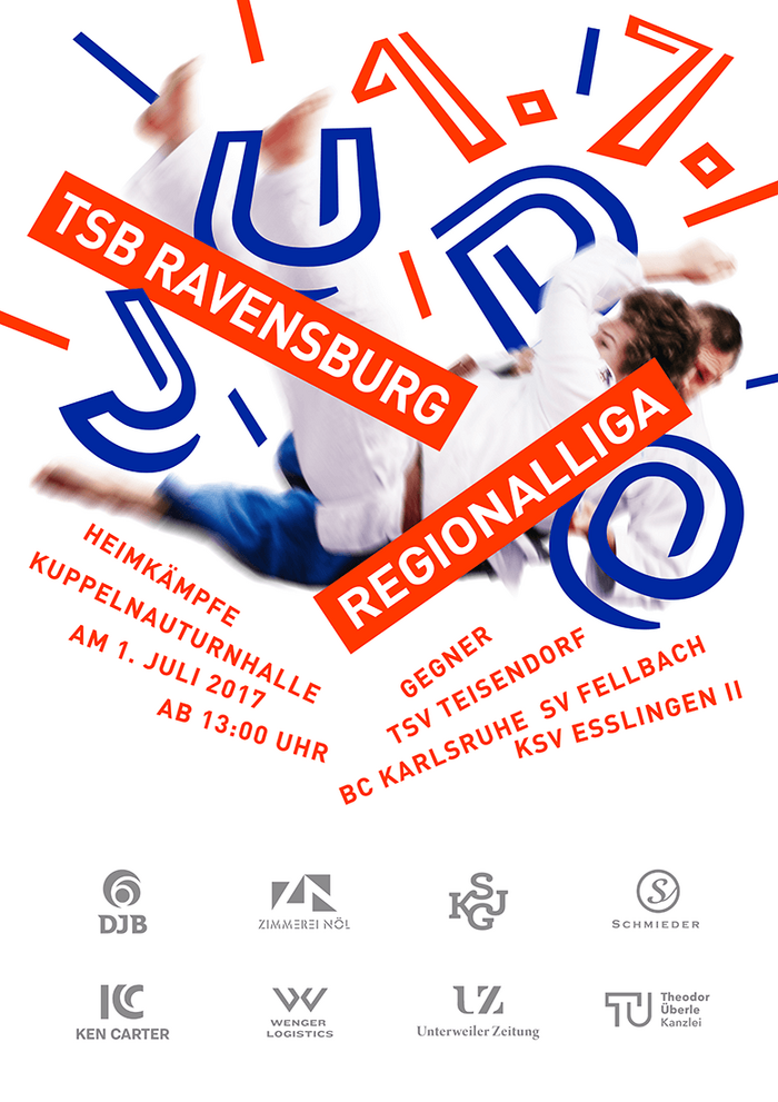 TSB Ravensburg Judo poster 2017 1