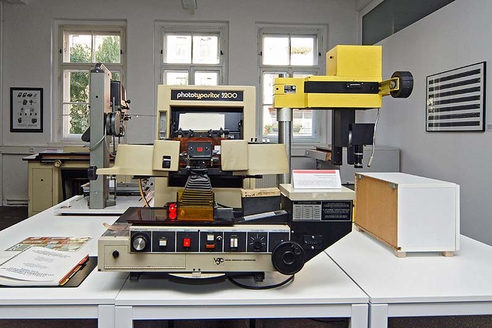 The Museum of the Printing Arts in Leipzig is home to a Photo Typositor 3200.