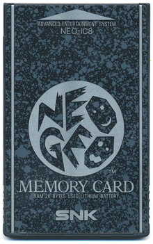 SNK Neo Geo “NEO-IC8” Memory Card