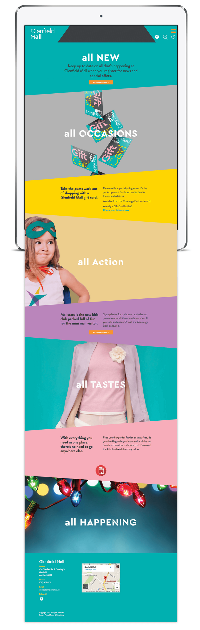Glenfield Mall identity 12