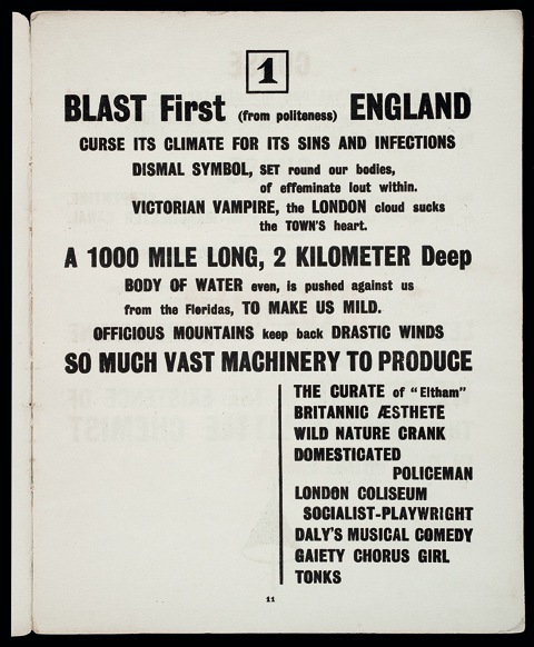 BLAST: Review of the Great English Vortex No.&nbsp;1, by Wyndham Lewis (ed.) 3