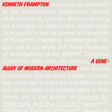Kenneth Frampton: Cranbrook Academy of Art Lecture Series