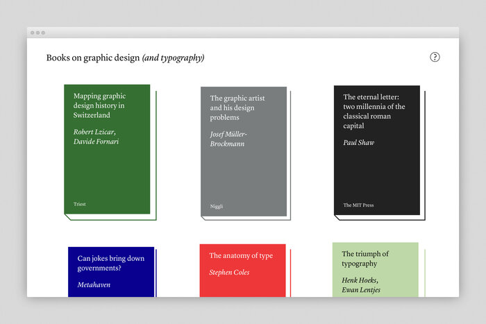 Books on graphic design (and&nbsp;typography) 1