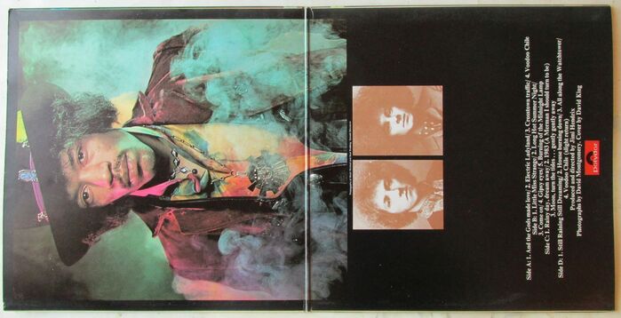 The Jimi Hendrix Experience  – Electric Ladyland (Polydor) album art 2