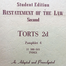 <cite>Restatement of the Law</cite>