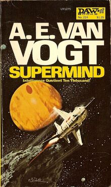 <cite>Supermind</cite> by A. E. van Vogt (DAW, 1977)