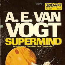 <cite>Supermind</cite> by A. E. van Vogt (DAW, 1977)
