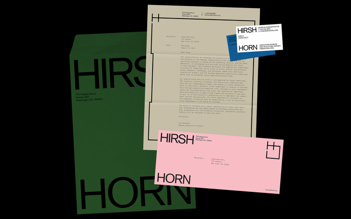 Hirshhorn Museum and Sculpture Garden identity (fictional) 3