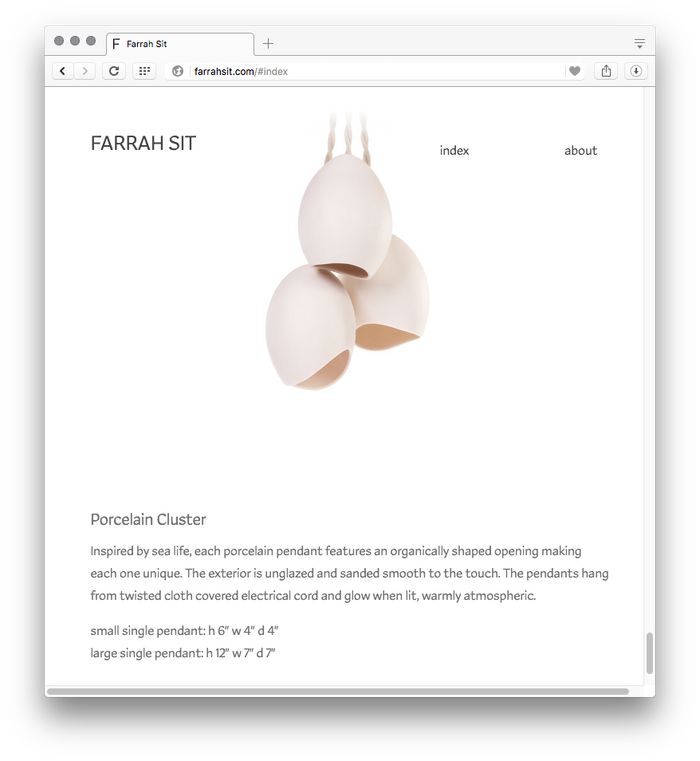 Farrah Sit website 3