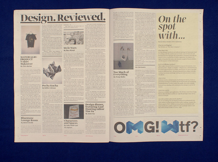 Design Reporter, Australia 7