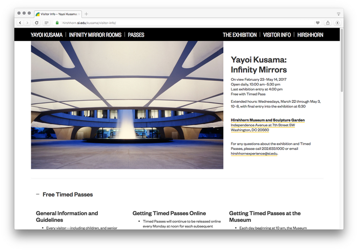 Hirshhorn Museum and Sculpture Garden website 5