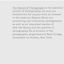 <cite>The Nature of Photographs</cite> (Phaidon)
