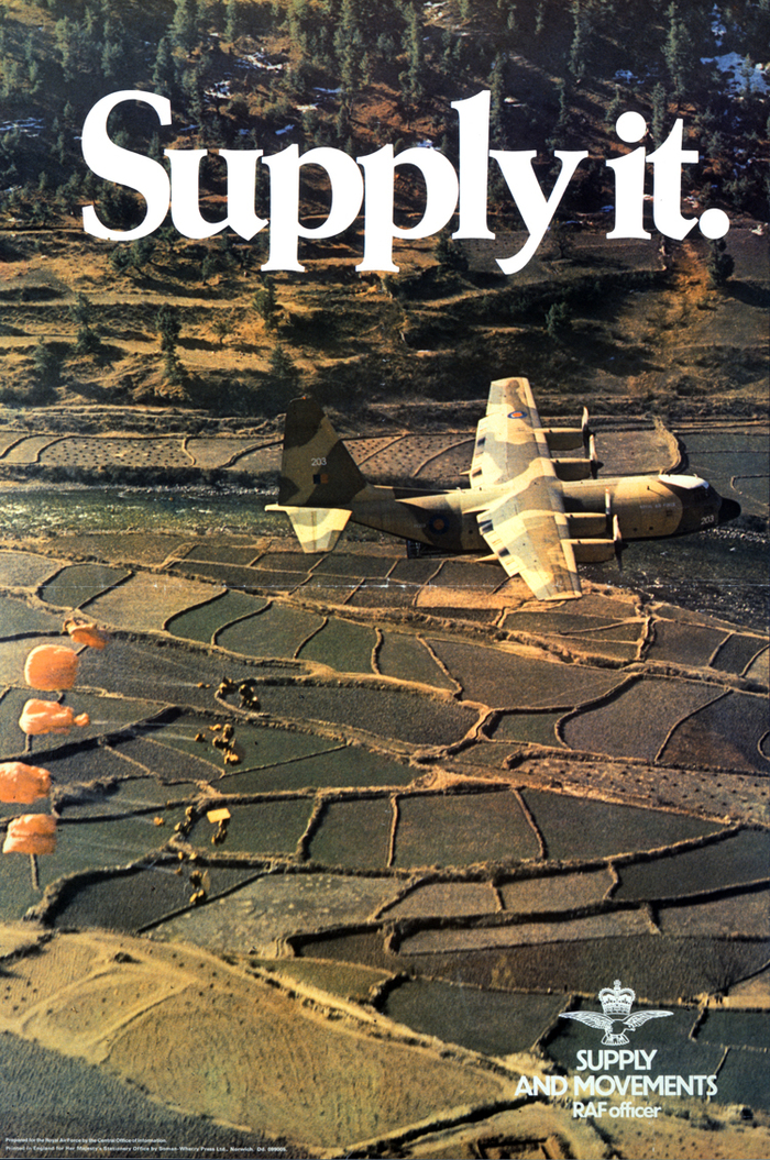 “Supply it.” Royal Air Force poster