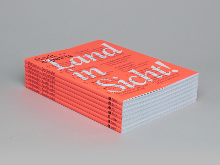 Stadtaspekte, special issue “Land in Sicht!” 1
