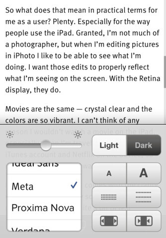 Instapaper iOS app 1