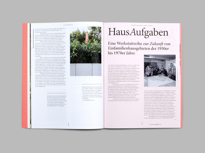 Stadtaspekte, special issue “Land in Sicht!” 6