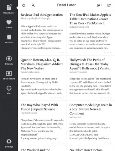 Instapaper iOS app 5