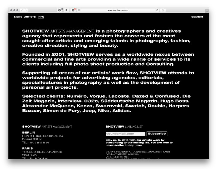 Shotview website (2017) 5