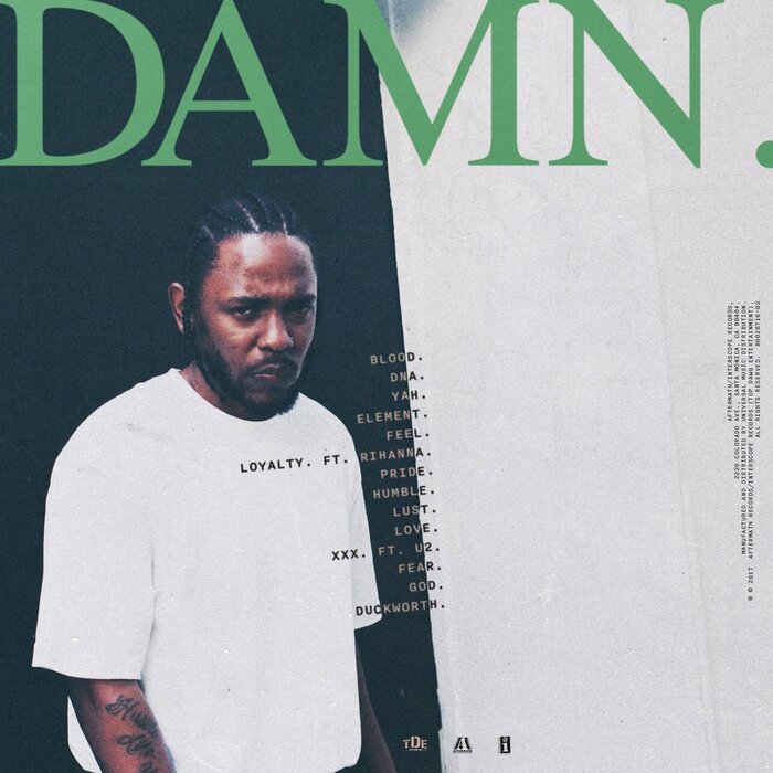 Kendrick Lamar – DAMN. album cover 2