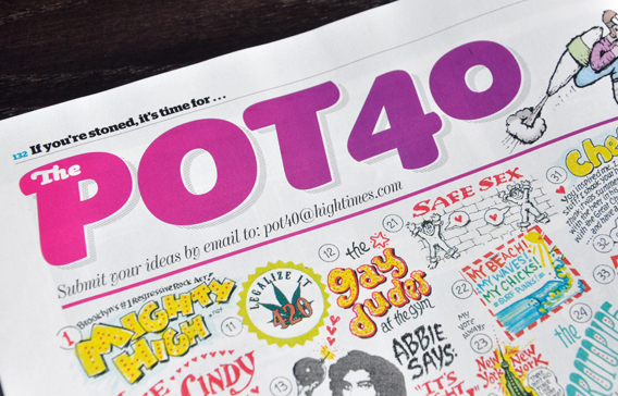 Sauna, a warm and friendly typeface from the Dutch type foundry Underware, was rejected in an alternative design direction proposal early in the redesign process, but found a home in the reader-favorite &ldquo;Pot 40&rdquo; column.