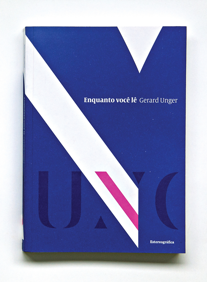 New cover for the Brazilian edition, designed by Estereográfica, using a custom typeface by Gerard (Zwolse Poort) along with his Capitolium family.