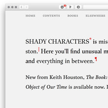 <cite>Shady Characters</cite> website
