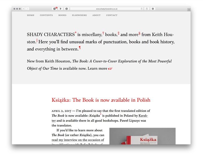 Shady Characters website 1