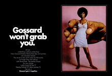 Gossard ad: “Gossard won’t grab you”