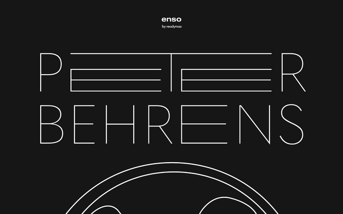 Enso magazine: Peter Behrens 1