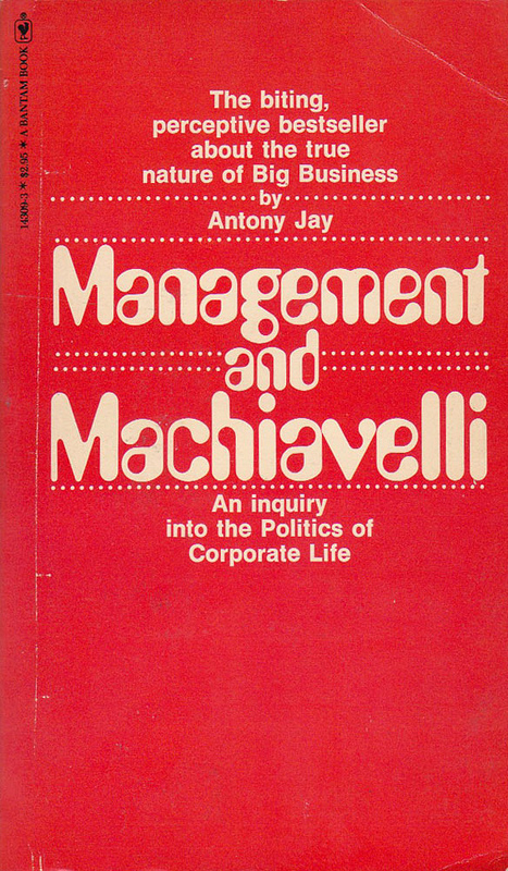 Management and Machiavelli book cover