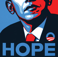 Obama 2008 campaign posters