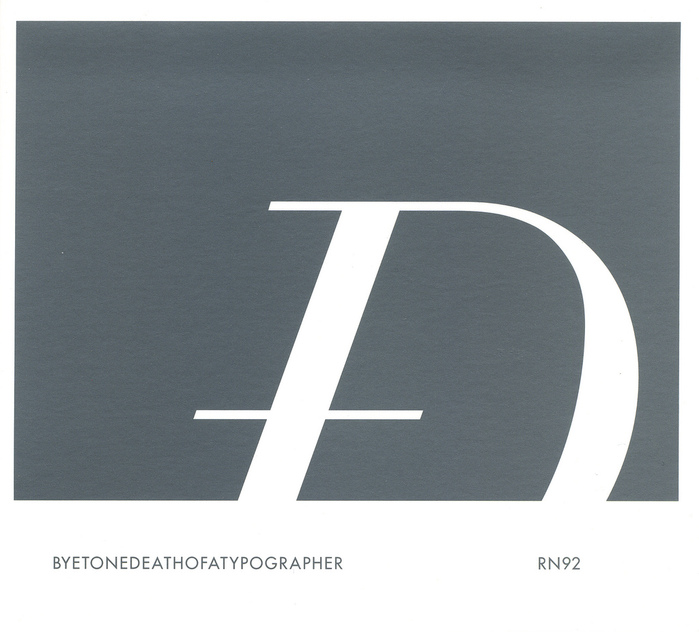 Byetone — Death of a Typographer 1
