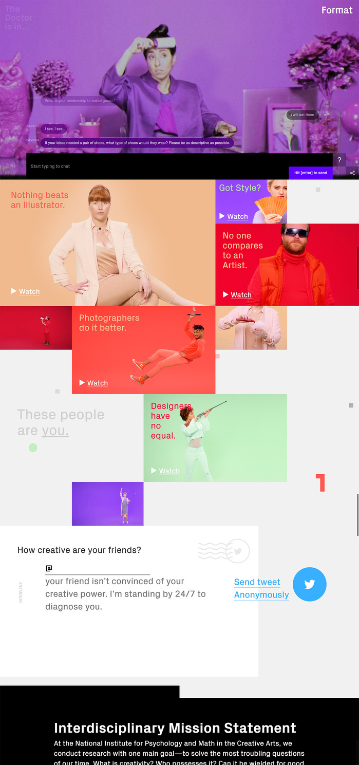 Format: “Few Can Do What You Do” campaign 6